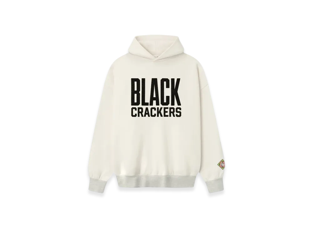 FEAR OF GOD x MLB ESSENTIALS Black Crackers Hoodie "Cream White"