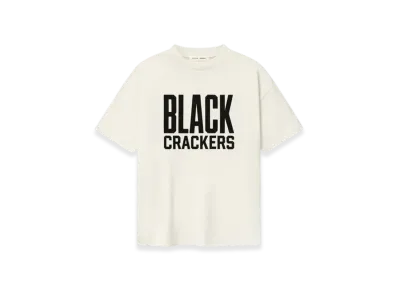 FEAR OF GOD x MLB ESSENTIALS Black Crackers Tee "Cream White"