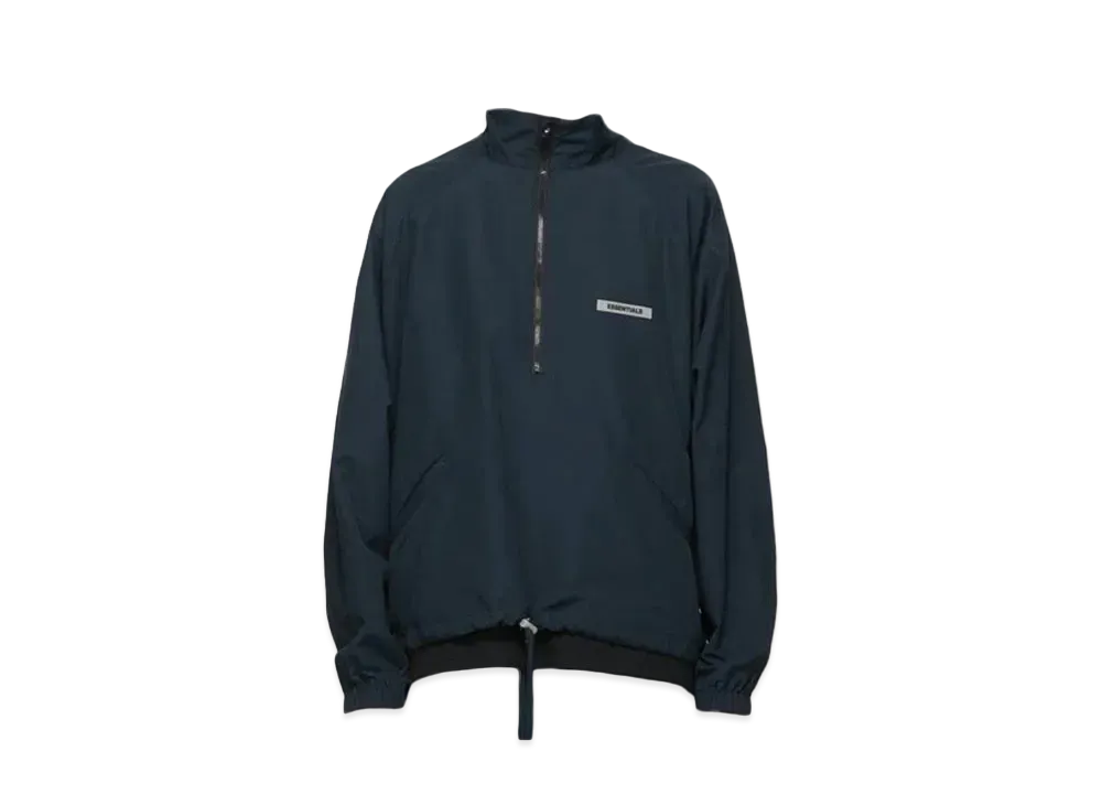 フィアオブゴッド エッセンシャルズ エッセンス ハーフ ジップ トラック ジャケット "ダーク ネイビー"