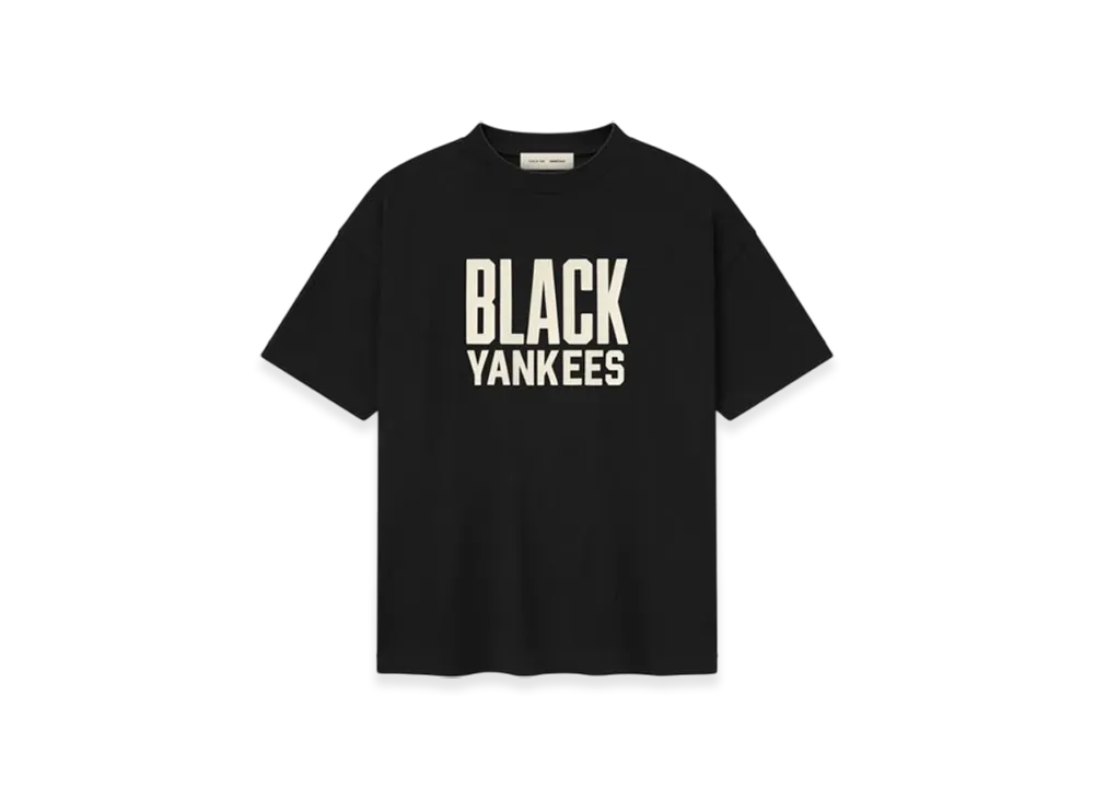 FEAR OF GOD x MLB ESSENTIALS Black Yankees Tee "Black"