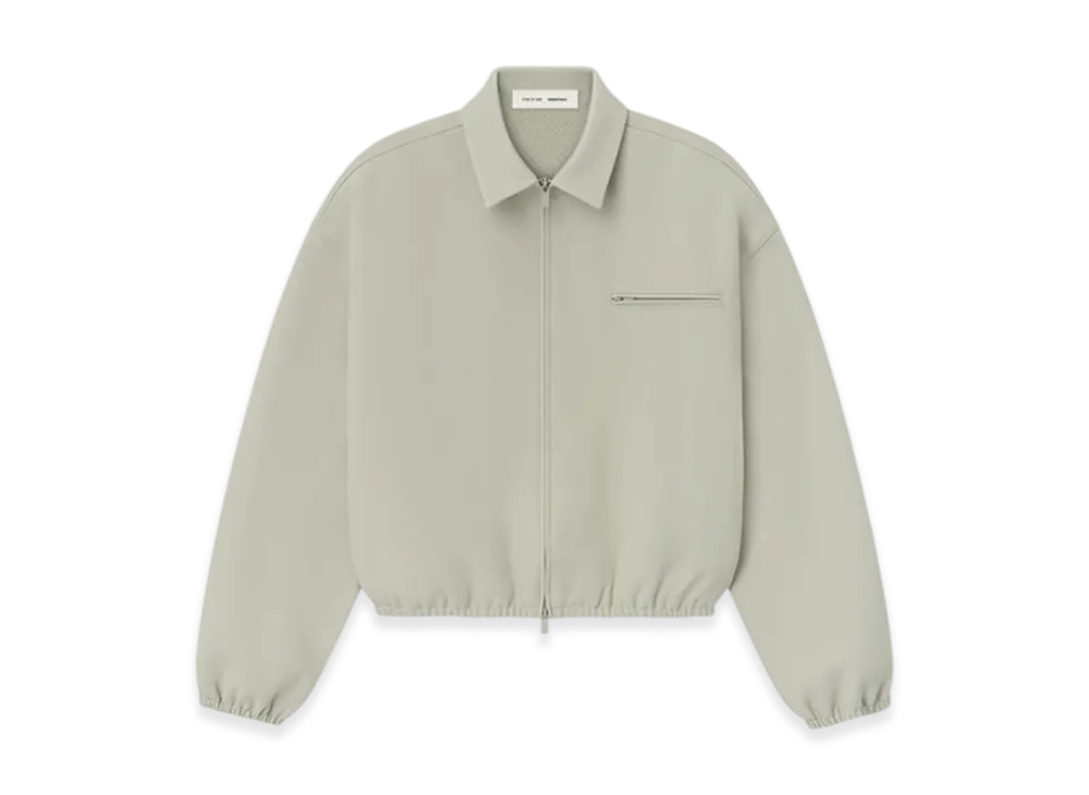 FEAR OF GOD ESSENTIALS Bonded Canvas Jacket "Abbey Stone"