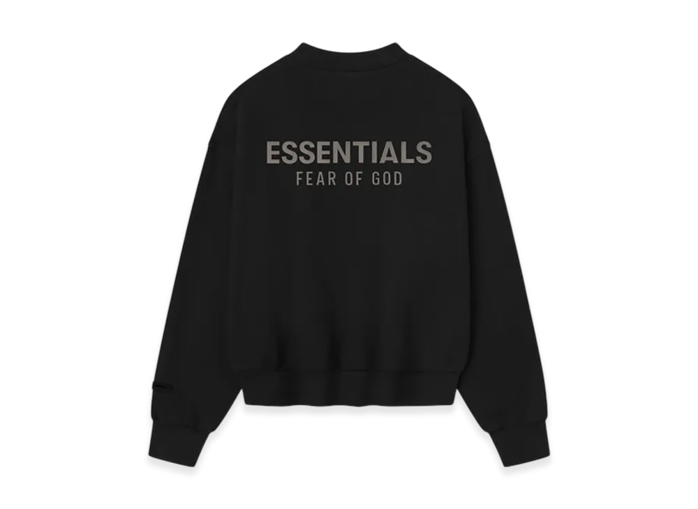 FEAR OF GOD ESSENTIALS Classic Crewneck Sweatshirt "Jet Black"