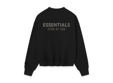 FEAR OF GOD ESSENTIALS Classic Crewneck Sweatshirt "Jet Black"