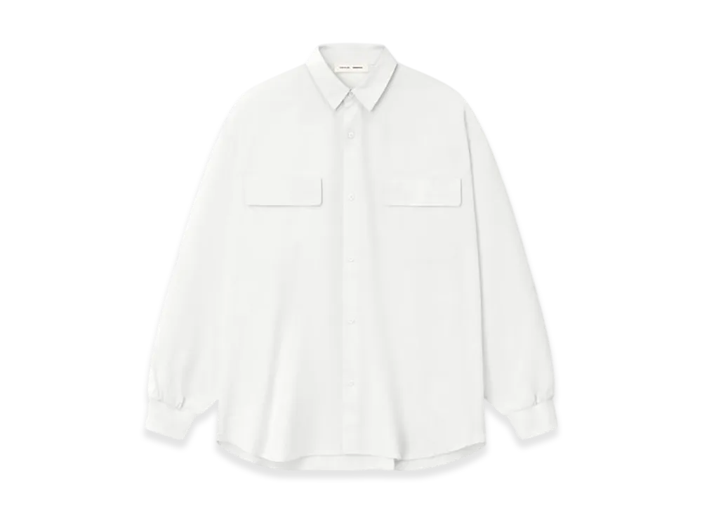 FEAR OF GOD ESSENTIALS Oxford Shirt "Cloud White"