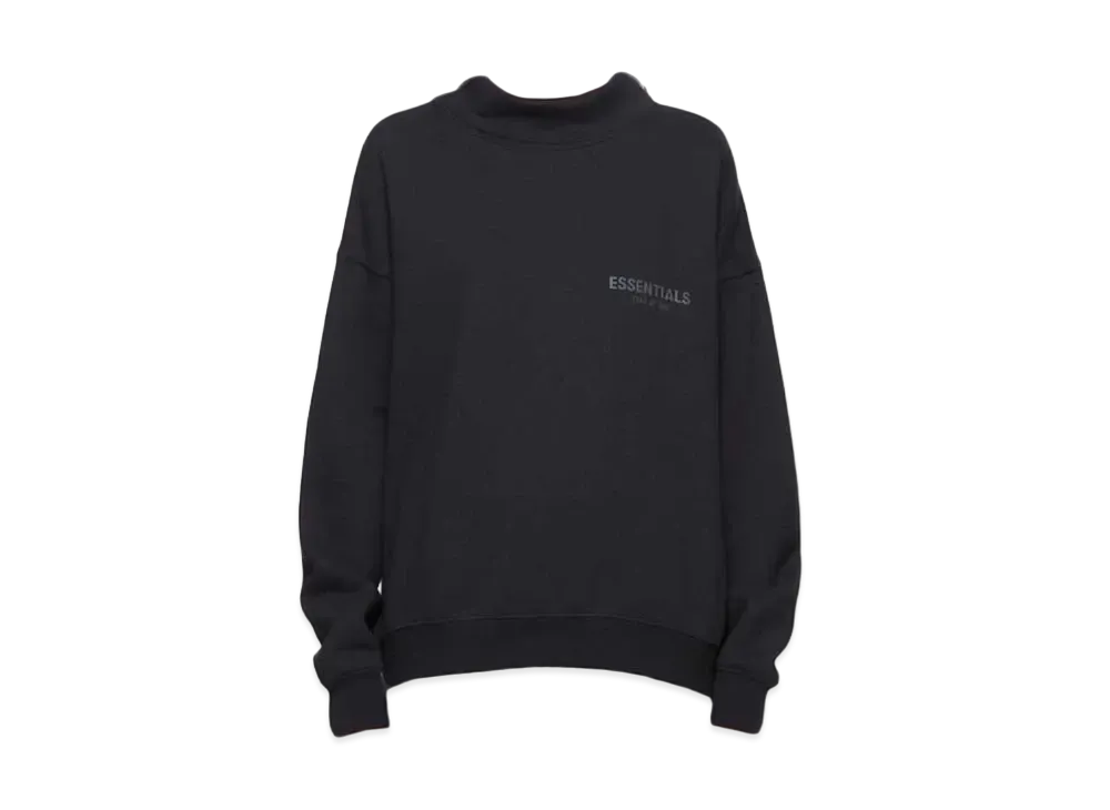 FEAR OF GOD ESSENTIALS / SSENSE Mockneck Sweatshirt "Black"