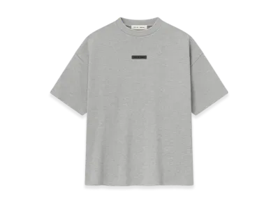 FEAR OF GOD ESSENTIALS Pique 90's Short Sleeve Tee "Concrete Heather"