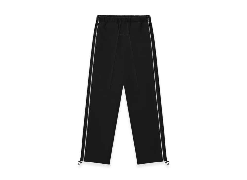 FEAR OF GOD ESSENTIALS Relaxed Fleece Sweatpant With Piping "Jet Black/Cloud White"