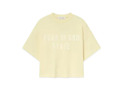 FEAR OF GOD ESSENTIALS Women's Boxy Tee "Garden Yellow"