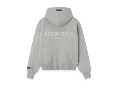 FEAR OF GOD ESSENTIALS Women's Classic Fleece Hoodie "Concrete Heather"