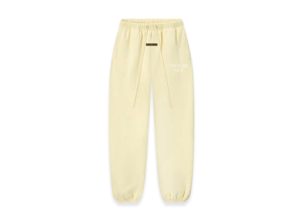 FEAR OF GOD ESSENTIALS Womens Classic Fleece Sweatpant "Garden Yellow"