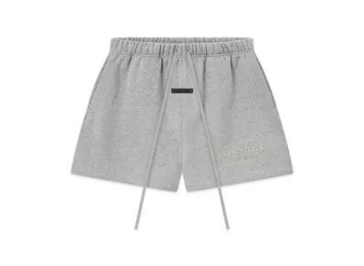 FEAR OF GOD ESSENTIALS Women's Classic Fleece Sweatshort "Concrete Heather"