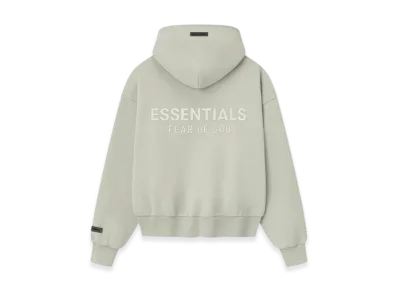 FEAR OF GOD ESSENTIALS Women's Classic Fleece Zip-Up Hoodie "Abbey Stone"