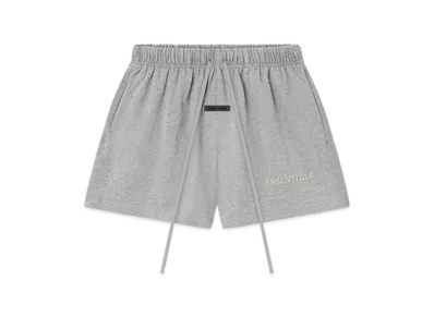 FEAR OF GOD ESSENTIALS Women's Classic Jersey Sweatshort "Concrete Heather"