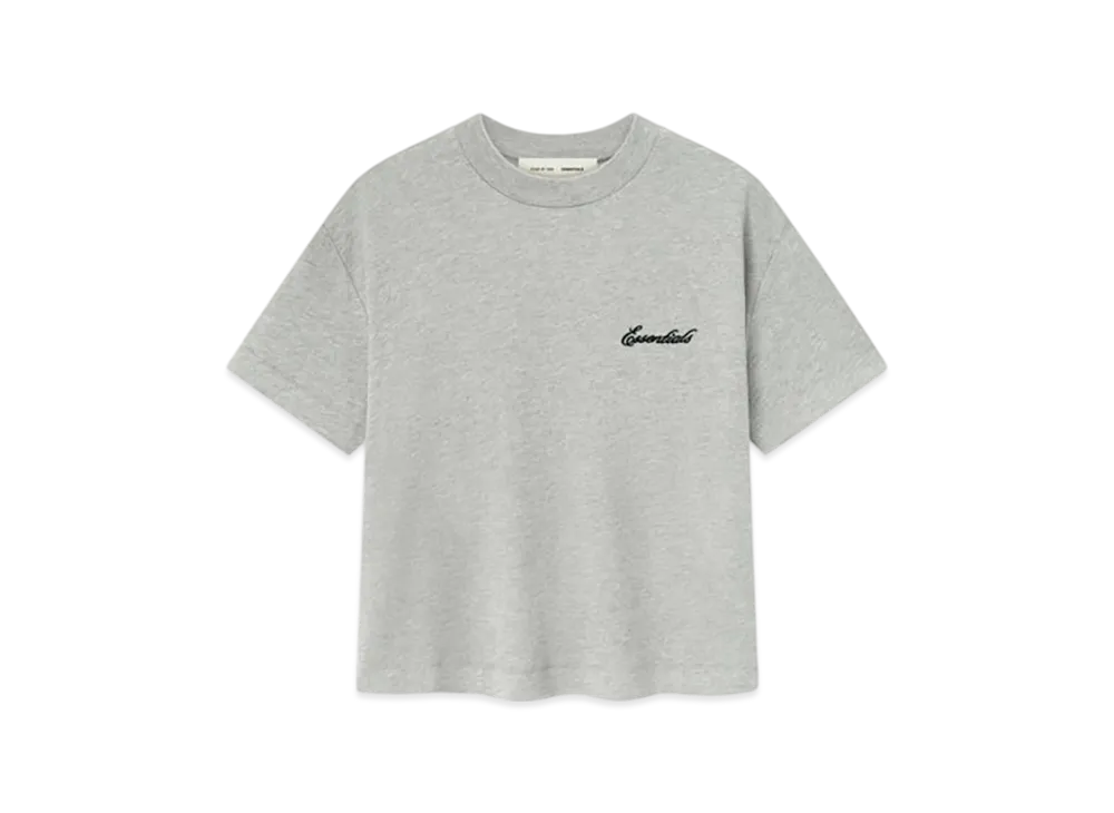 FEAR OF GOD ESSENTIALS Women's Classic Tee "Concrete Heather"