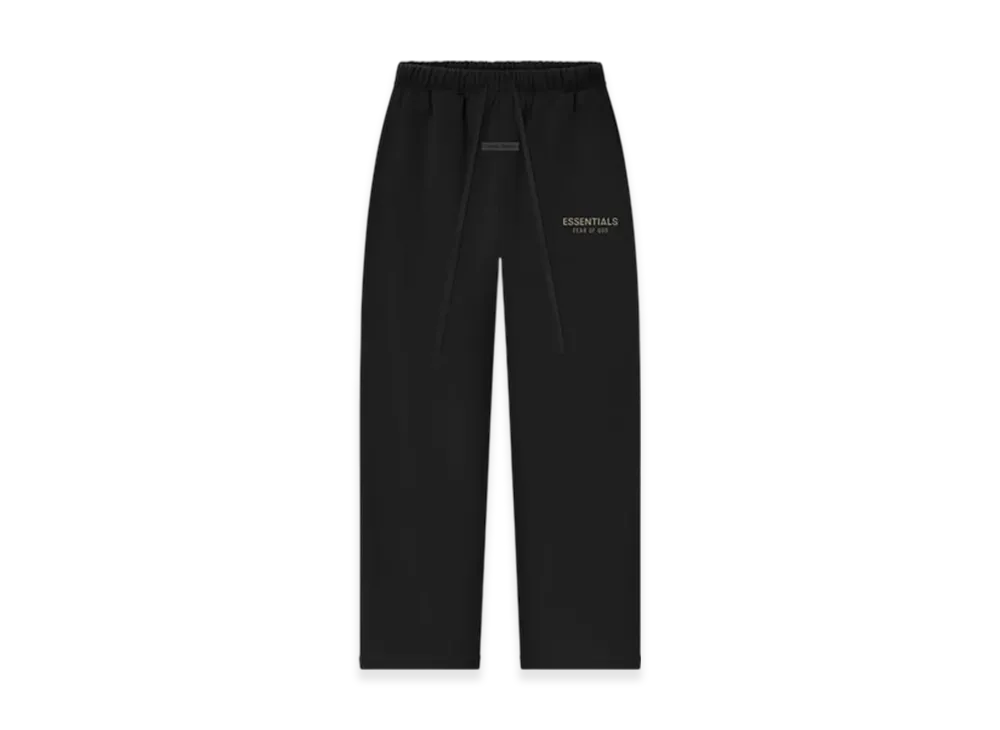 FEAR OF GOD ESSENTIALS Womens Relaxed Fleece Sweatpant "Jet Black"