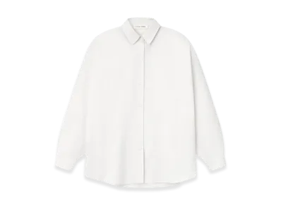FEAR OF GOD ESSENTIALS Women's Relaxed Oxford Shirt "Cloud White"