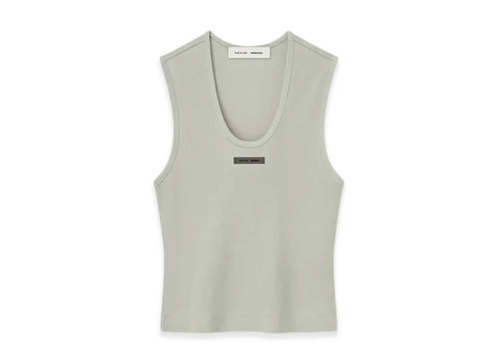FEAR OF GOD ESSENTIALS Women's Rib Tank "Abbey Stone"