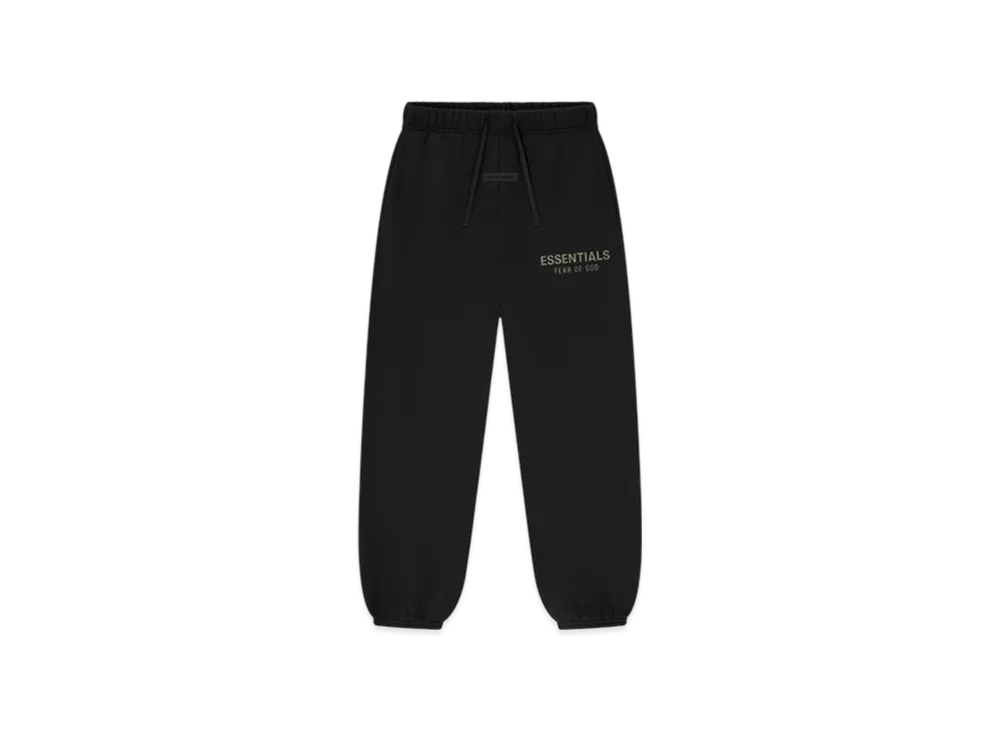 FEAR OF GOD ESSENTIALS Kids Classic Fleece Sweatpant "Jet Black"