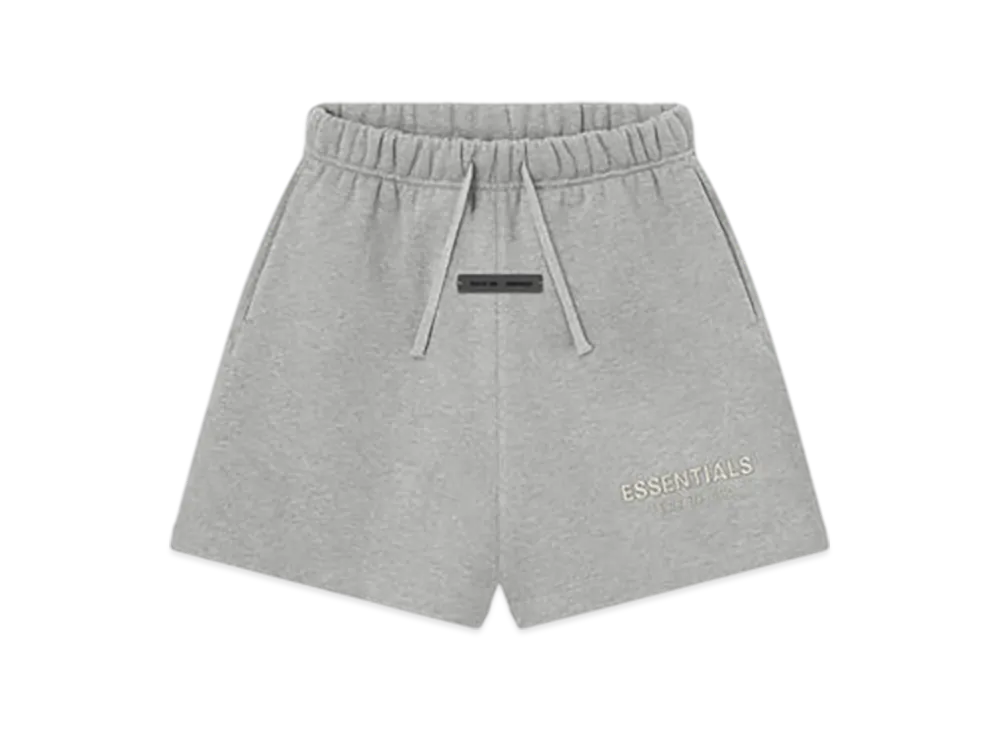 FEAR OF GOD ESSENTIALS Kids Classic Fleece Sweatshort "Concrete Heather"