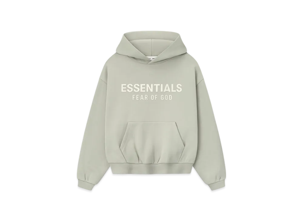 FEAR OF GOD ESSENTIALS Kids Fleece Hoodie "Abbey Stone"