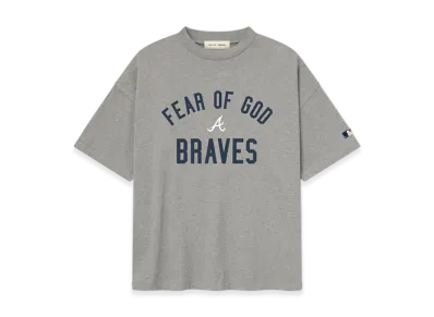 FEAR OF GOD Braves 90s Tee "Dark Heather"