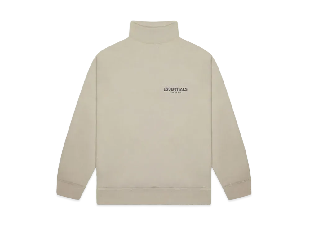 FEAR OF GOD ESSENTIALS Pull-Over Mockneck Sweatshirt "Olive"