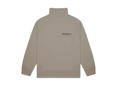 FEAR OF GOD ESSENTIALS Pull-Over Mockneck Sweatshirt "Taupe"