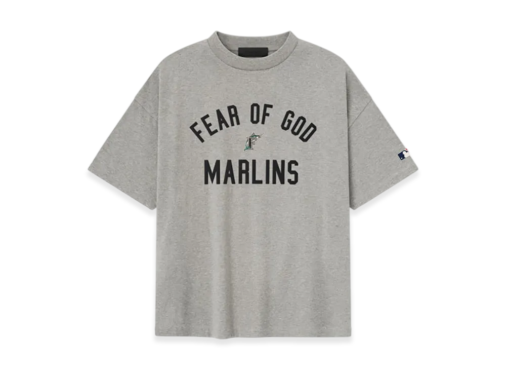FEAR OF GOD Marlins 90s Tee "Concrete Heather"
