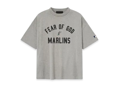 FEAR OF GOD Marlins 90s Tee "Concrete Heather"