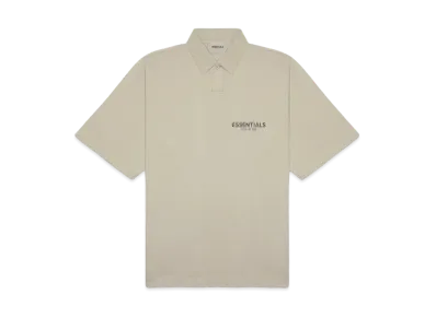 FEAR OF GOD ESSENTIALS Short Sleeve Boxy Polo "Olive"