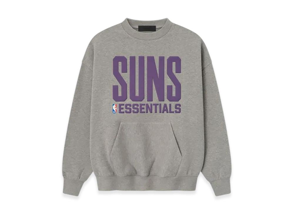 FEAR OF GOD ESSENTIALS Suns Sport Crewneck "Warm Heather"