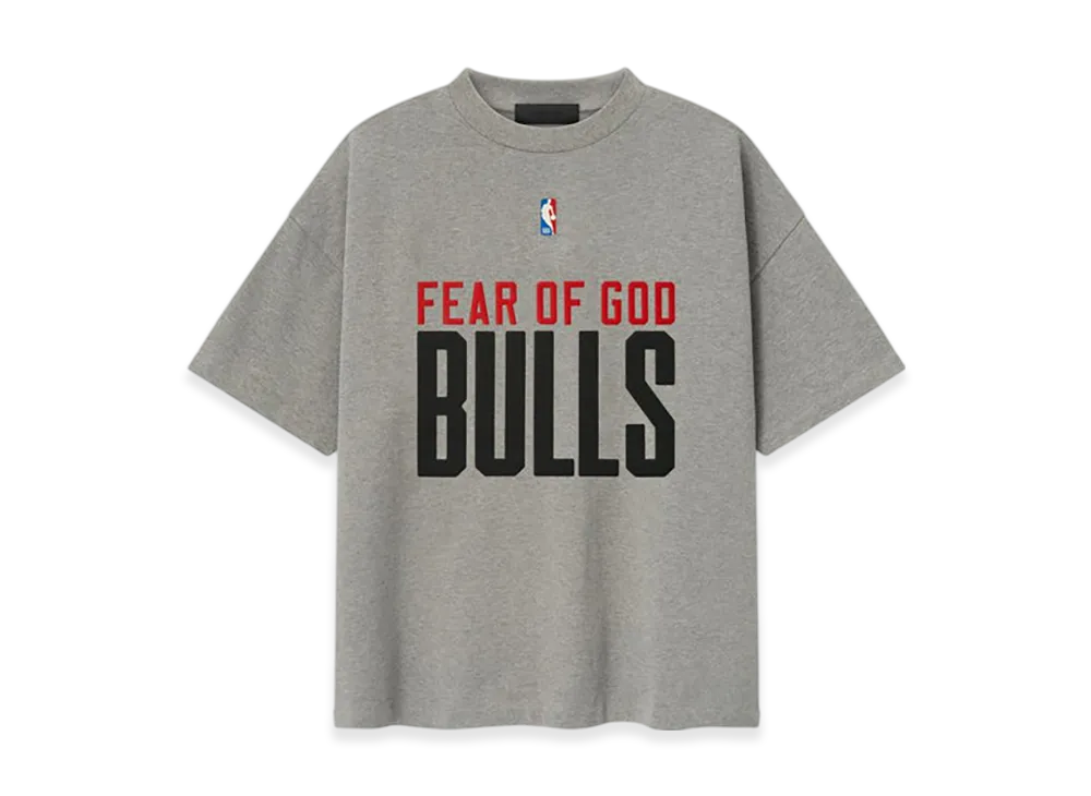 FEAR OF GOD ESSENTIALS Bulls 90's Tee "Concrete Heather"