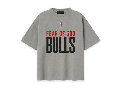 FEAR OF GOD ESSENTIALS Bulls 90's Tee "Concrete Heather"