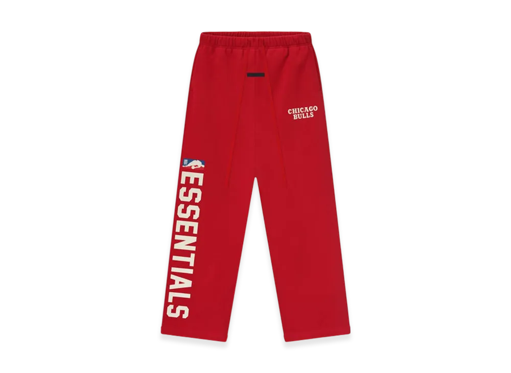 FEAR OF GOD ESSENTIALS Bulls Lounge Sweatpant "Red"