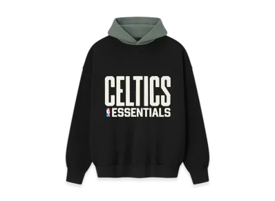 FEAR OF GOD ESSENTIALS Celtics Sport Hoodie "Black/Balsam Green"