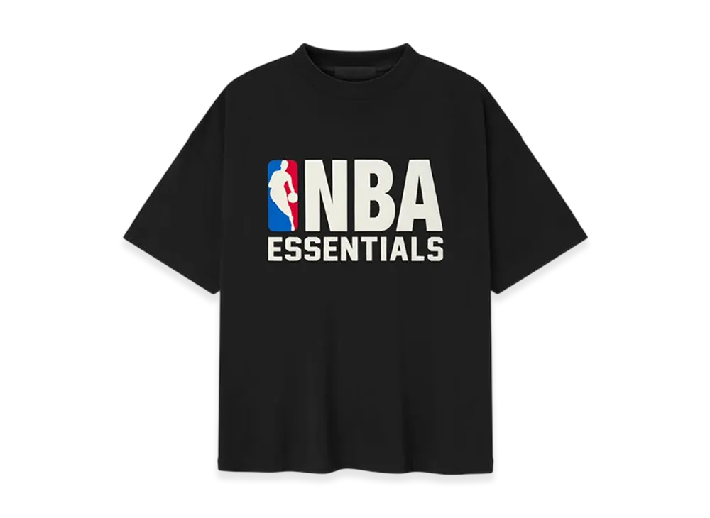 FEAR OF GOD ESSENTIALS NBA 90's Tee "Vintage Black"