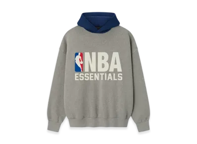FEAR OF GOD ESSENTIALS NBA Sport Hoodie "Concrete Heather/Estate Blue"