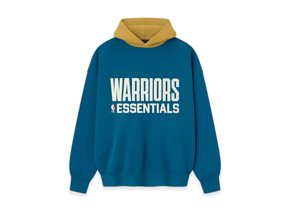 FEAR OF GOD ESSENTIALS Warriors Sport Hoodie "Blue Sapphire/Canyon"