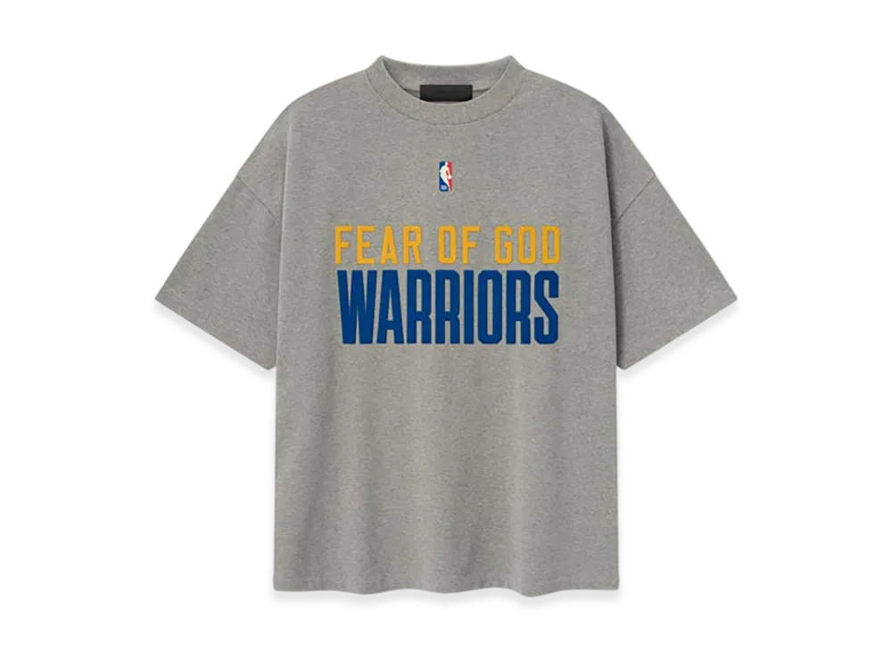 FEAR OF GOD ESSENTIALS Warriors 90's Tee "Concrete Heather"