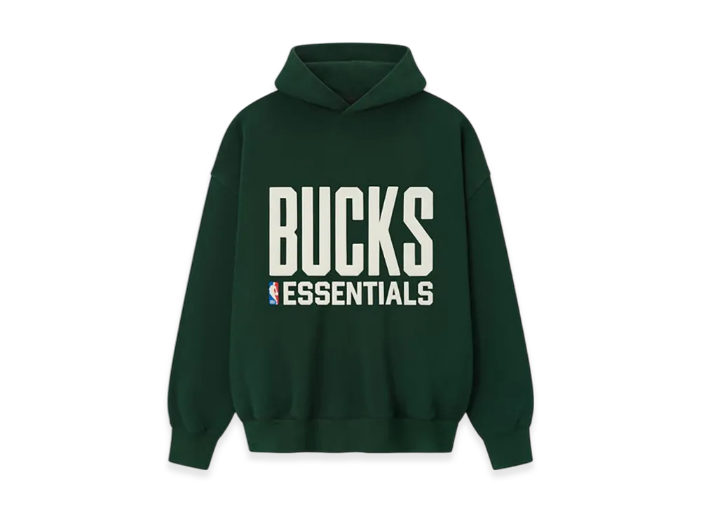FEAR OF GOD ESSENTIALS Bucks Sport Hoodie "Forest"