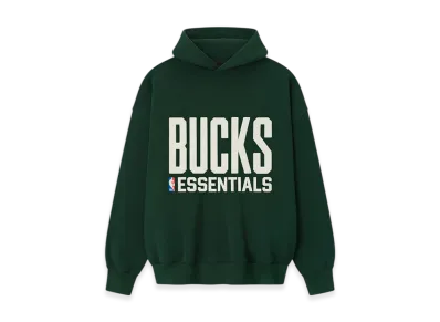 FEAR OF GOD ESSENTIALS Bucks Sport Hoodie "Forest"