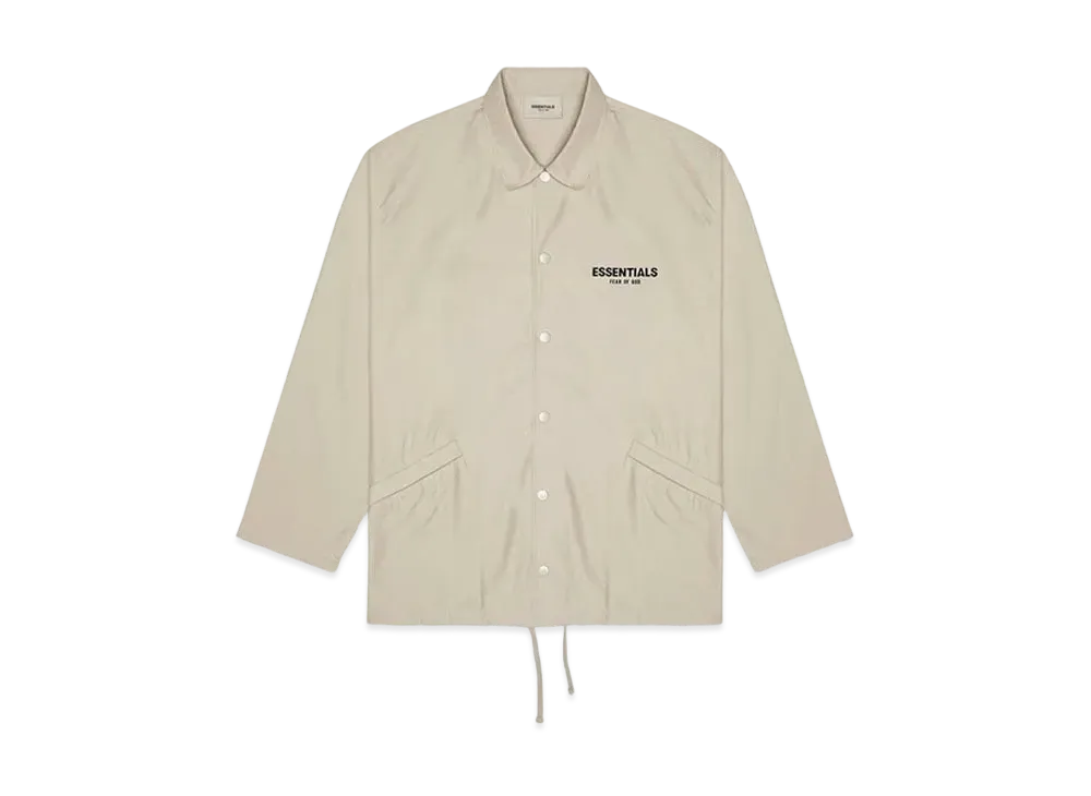 FEAR OF GOD ESSENTIALS Coach Jacket "Olive/Khaki"