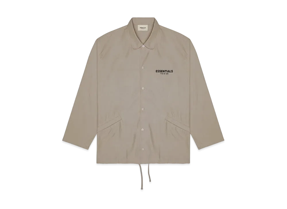 FEAR OF GOD ESSENTIALS Coach Jacket "Taupe"