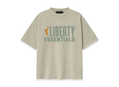 FEAR OF GOD ESSENTIALS Liberty 90's Tee "Heather Stone"