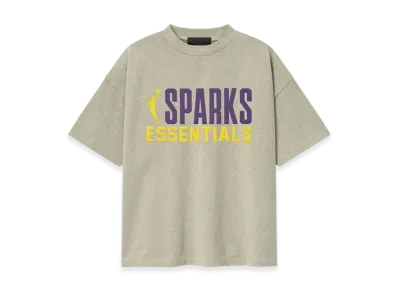 FEAR OF GOD ESSENTIALS Sparks 90's Tee "Heather Stone"