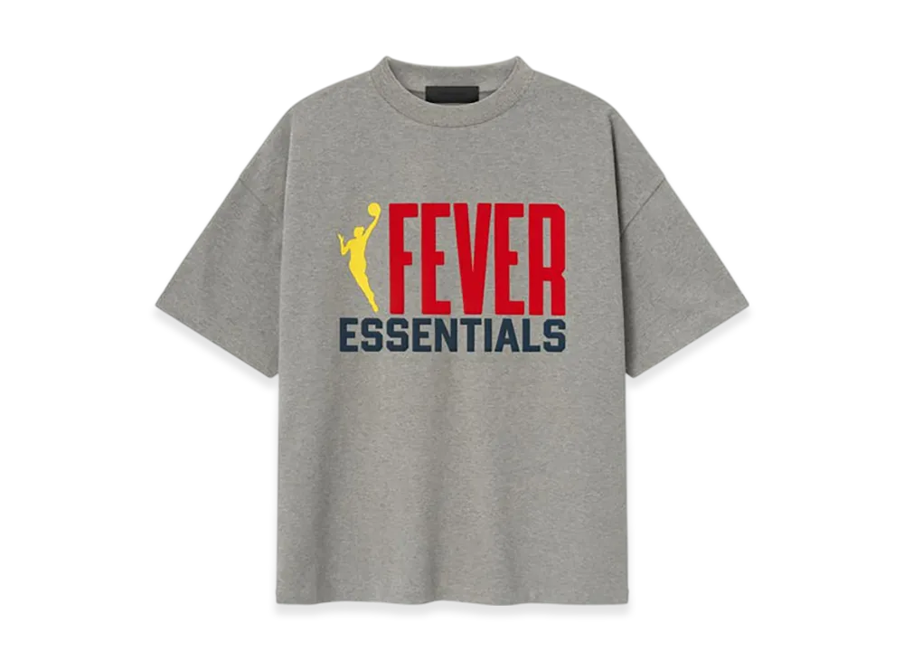 FEAR OF GOD ESSENTIALS Fever 90's Tee "Concrete Heather"