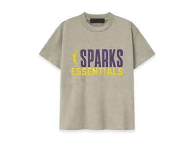 FEAR OF GOD ESSENTIALS Women's Sparks Classic Tee "Heather Stone"