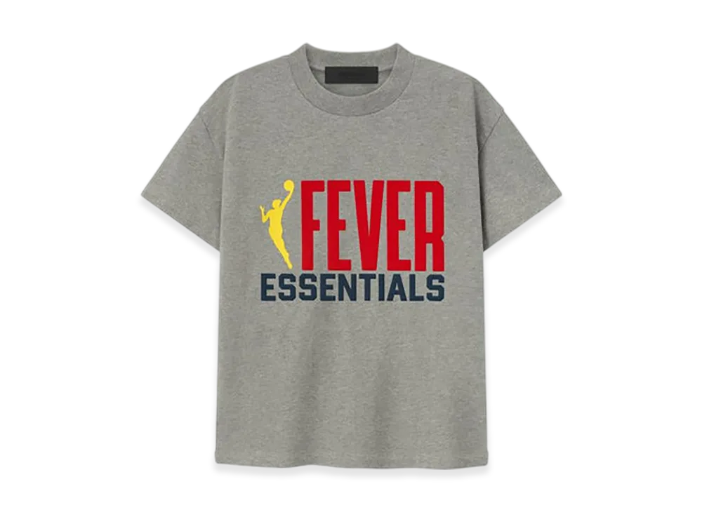 FEAR OF GOD ESSENTIALS Women's Fever Classic Tee "Concrete Heather"