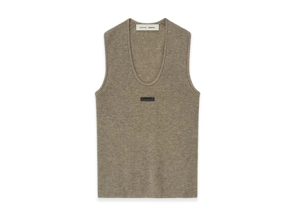 FEAR OF GOD ESSENTIALS Women's Waffle Tank "Homestead Heather"