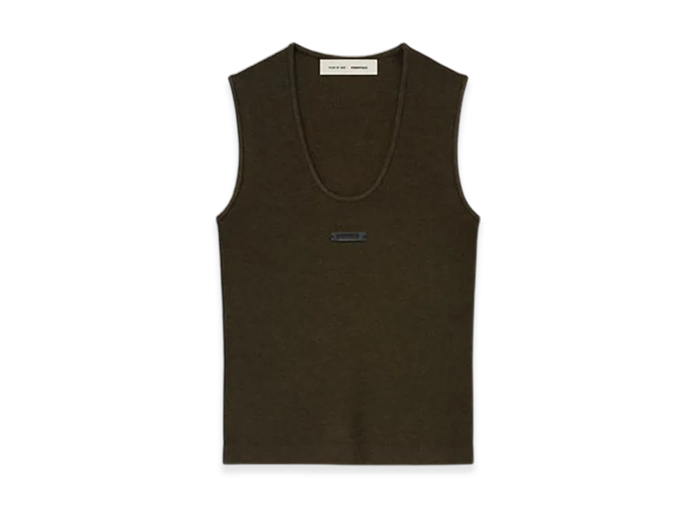 FEAR OF GOD ESSENTIALS Women's Rib Tank "Brown"